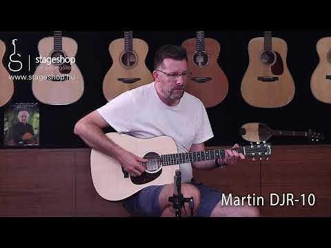 Martin DJR-10 Dreadnought Junior acoustic guitar demo in Stageshop