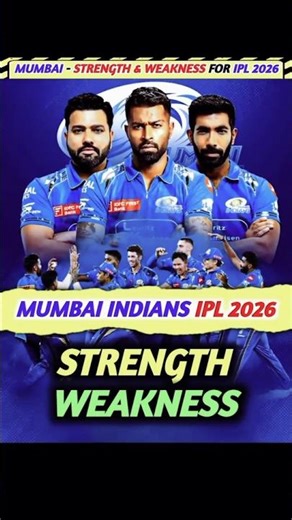 MI Team Analysis 2026 🔥 | Mumbai Indians जीतेंगे या हारेंगे? #mumbaiindians #hardikpandya #shorts