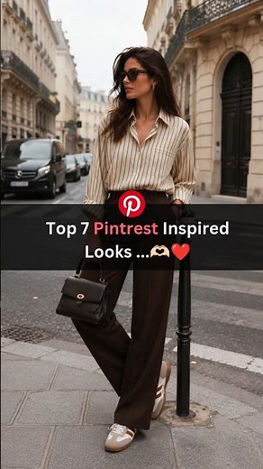 top 7 pinterest inspired looks ♥️🫶 #shorts #pinterestinspired #streetstyle