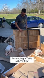 6.3K views · 58 reactions | Triplets + tools = a whole new level of ‘help.. | The Family Album | Facebook