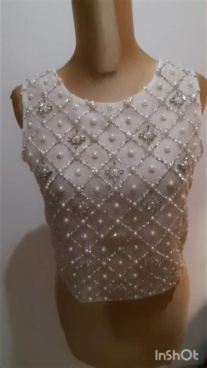 making a silk organza embroidered top#customdress #fashion #embroidery #sewing #silkclothing