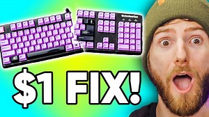 Fixing my Wife’s $150 Keyboard for $1 | Linus Tech Tips