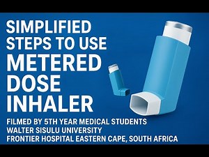 Asthma Patient Demonstration :MDI Inhaler technique FRONTIER HOSPITAL