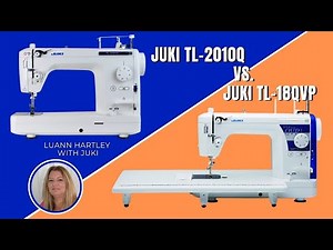 Juki TL-2010Q vs. Juki TL-18QVP Straight Stitch Quilting Machines - Full Sewing Machine Demos!