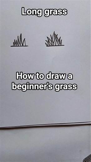grass tutorial #ytshorts #shorts #drawing tutorial