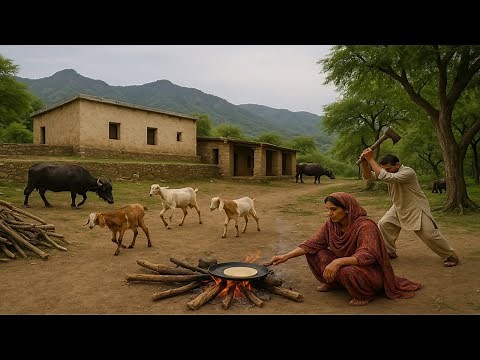 Isolated Village Hidden in the Mountains of Azad Kashmir