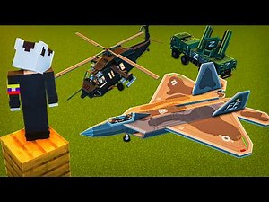 The BEST Plane and Artillery Mod in all of Minecraft | The Best MILITARY Mod for MINECRAFT 1.21
