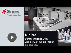 DiaPro: Präparieren Sie Ihre Proben schneller und effizienter mit DiaPro!