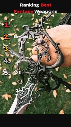 Ranking The Best Fantasy Weapons #gaming #weaponranking #fantasy