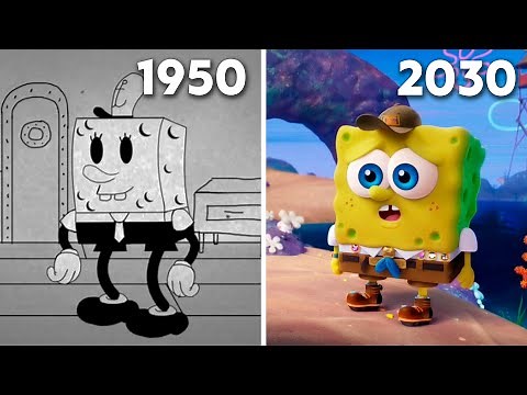 Evolution of SpongeBob SquarePants 1950 - 2030