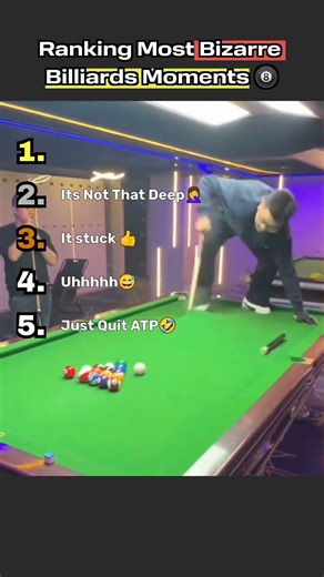 Ranking Billiards Moments That Don’t Feel Real 🎱