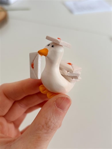 Handmade Silly Goose | Polymer Clay - Etsy