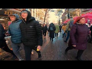 DONCASTER | Sunset Walk through FrenchGate - Doncaster Market - Interchange | 4K