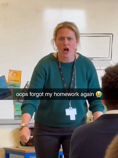 Teacher's Reaction to Late Homework Submission