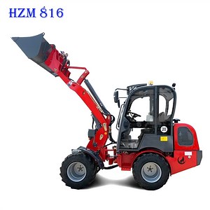 [Hot Item] China Hzm Loader Construction 1 Ton Mini Wheel Loader Front End Loader Factory