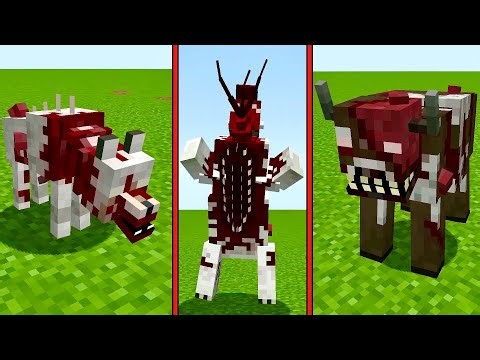 NEW PARASITES Mod in Minecraft Infection Z: Last apocalypse