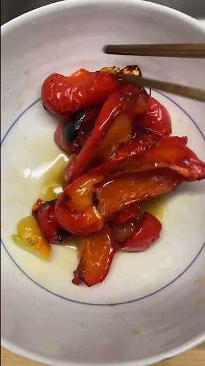 #赤パプリカの甘酢漬け#高知産パプリカ#cooking #作り置きおかず #77歳の台所仕事