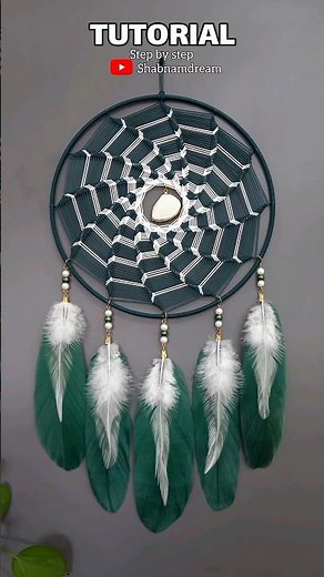 ☝TUTORIAL✅DIY Spiral Dreamcatcher | How to make a dreamcatcher wall hanging