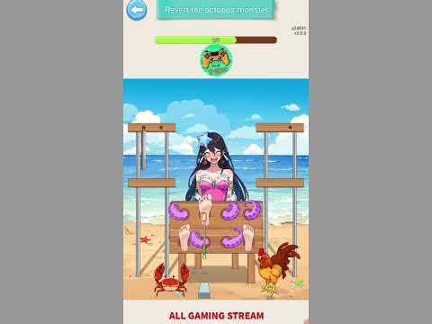 Crazy Brain Puzzle Level 127 | revert the octopus monster Gameplay