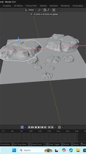 How to make realistic landscape in blender#3danimation #marvel