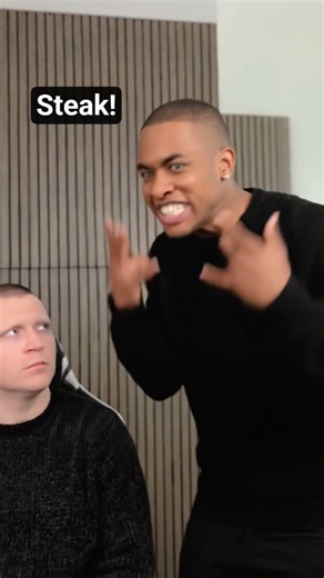 steak and one man beatboxing #shorts #funny #ai #trending #trend