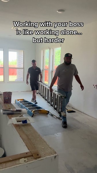 Working with the boss be like...