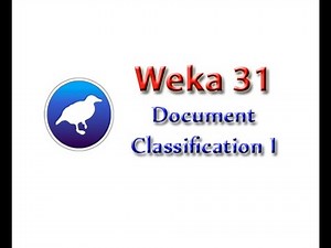Weka Tutorial 31: Document Classification 1 (Application)