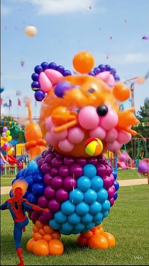 From Balloons to Reality – Amazing Bird Transformation! #shorts