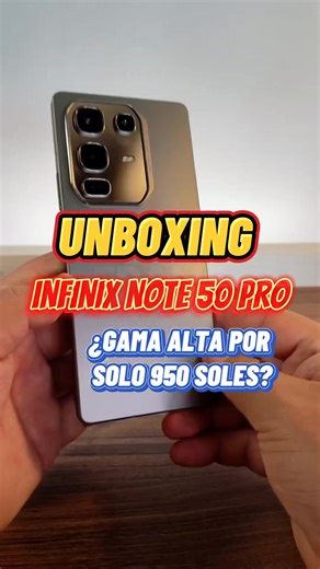 Unboxing y análisis del Infinix Note 50 Pro: Potencia y diseño a precio competitivo. #UnboxingInfinixNote50Pro #MediaTekHelioG100Ultimate #XOS15Android15 #50MPCámara #5200mAhBatería #90WCargaRápida @infinix.peru | Comunidaria | Facebook
