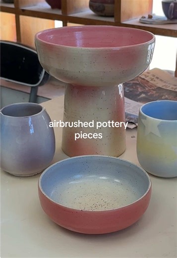 Airbrushed Pottery Techniques for Handmade Ceramics