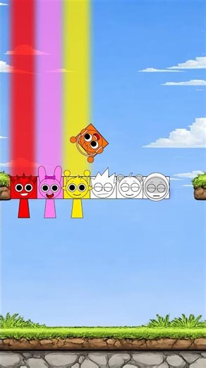 Rainbow Bridge Challenge With Oren | Sprunki Coloring