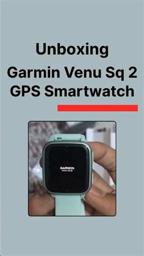 Garmin Venu Sq 2 Unboxing | Fitness Watch