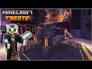 We are PROCESSING ORE in Minecraft Create Mod!