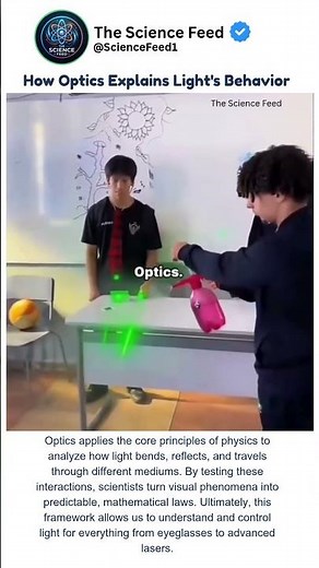 How Optics Explains Light's Behavior.