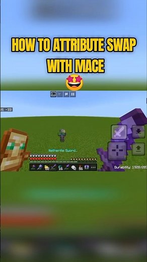 HOW TO ATTRIBUTE SWAP LIKE WEMMBU #mcpe #mc #mcjava #Minecraft