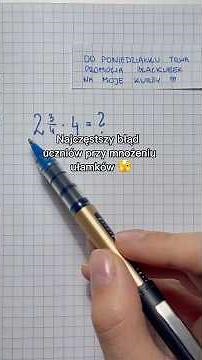Multiplying fractions - a common mistake 🥲 #math #math