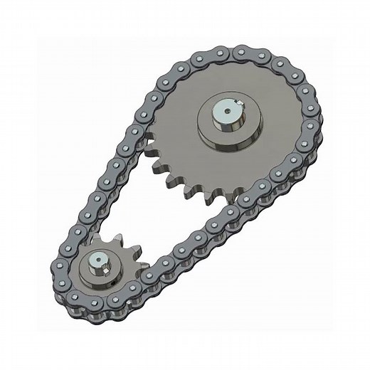 chain sprocket assembly solidworks