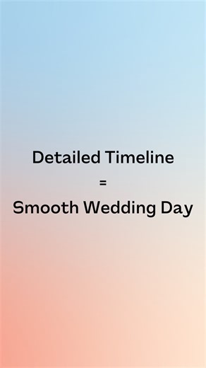 4:45 AM can come early…but at least you’re prepared with your wedding day timeline, right? 🥰 . . . #weddingcoordinators #weddingvendor #weddingplannerlife #weddingplanners #weddingplannertips | Timeline Genius