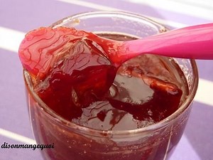 Recette de confiture de prunes rouges à l'agar agar
