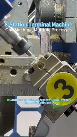 Rotary Busbar Workstation | Multi-Function Processing Demo#copper #rotary #drilling