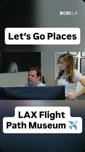 CBS LA on Instagram: "Let’s Go Places! CBS LA’s Alex Biston takes us to The LAX Flight Path Museum to learn about the history of flying. ✈️ #LAX #flightpathmuseum #letsgoplaces #cbsla #flight"