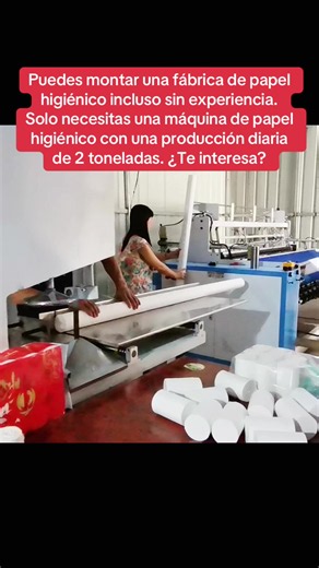 Montar una Fábrica de Papel Higiénico: Máquina de 2 Toneladas Diarias