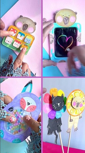 4 Cute DIY Paper Toys: Capybaras, Mimi Squishy & More!