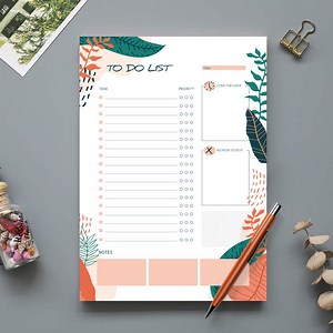 [Hot Item] Wholesale New Design Custom Logo to Do List Notepad Printing Weekly Daily Planner Note Pad