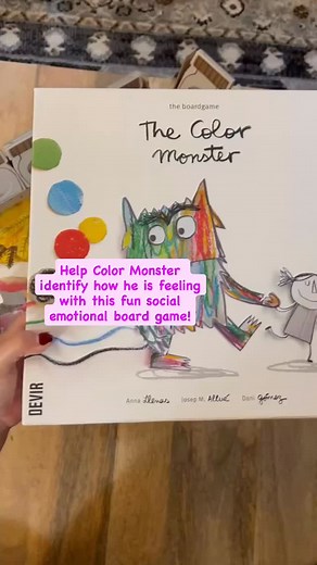 Have you played The Color Monster board game? #boardgamesforkids #socialemotionallearning | Toy Ideas 2.0 | Facebook