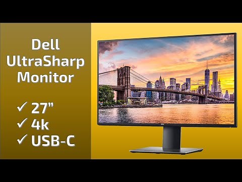 Unboxing the Dell UltraSharp U2720Q 27" 4k USB-C Monitor