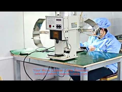 custom micro coaxial cable for uav oems low moq micro coaxial lvds cable micro coax ribbon cable EU