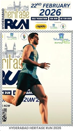 HYDERABAD Heritage RUN 2026 | Dinaz Vervatwala Fitness Coach | #KishanReddy #FitnessCoach | SumanTV