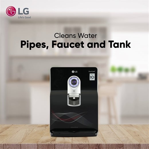 Make it a priority to maintain purity of drinking water to its peak with #LGWaterPurifier. Its #DigitalSterilizingCare cleans and maintains the entire system without manual Intervention and without the use of harmful chemicals. So, you get freshness intact in every drop. Know more on https://bit.ly/3wKmMiU Register now on https://bit.ly/3dZOzp6 for exclusive benefits. #WaterPurifier #WaterFiltration #WaterSolution #PuriCare #MineralBooster #EverFresh #UVplus #LGWaterPurifier | LG Global