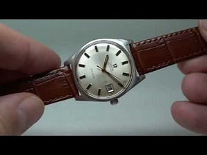 1968 Omega Geneve men's vintage watch with calibre 565 automatic movement. Model reference 166.041.